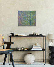Nature Screen by Bae Jae-yeol displayed in modern living room, original Korean painting 2025
