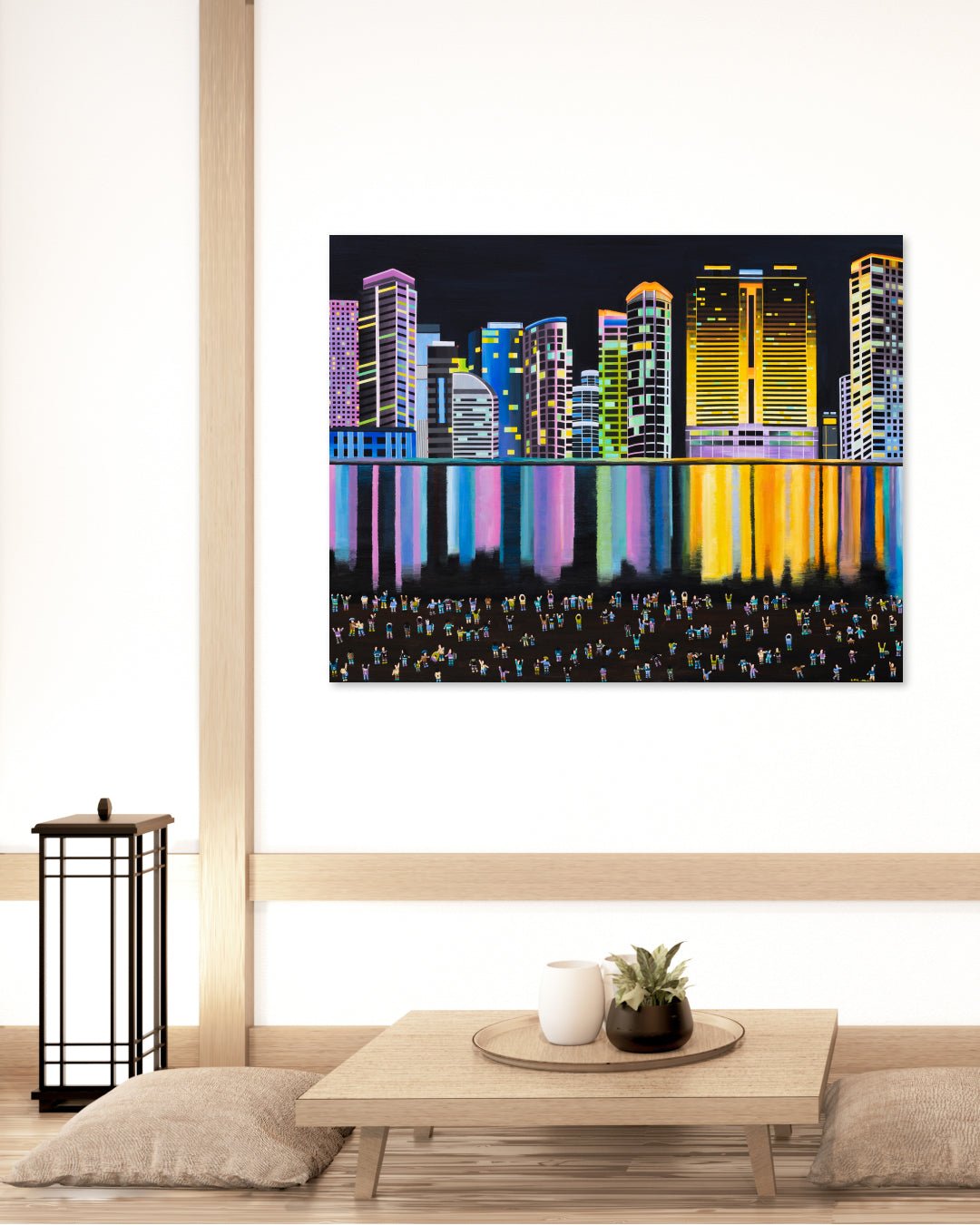 korean art, Nightscape - DOKHBI ARTWORKS Lee Kyoung Hyun Painting