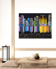 korean art, Nightscape - DOKHBI ARTWORKS Lee Kyoung Hyun Painting