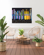 korean art, Nightscape - DOKHBI ARTWORKS Lee Kyoung Hyun Painting