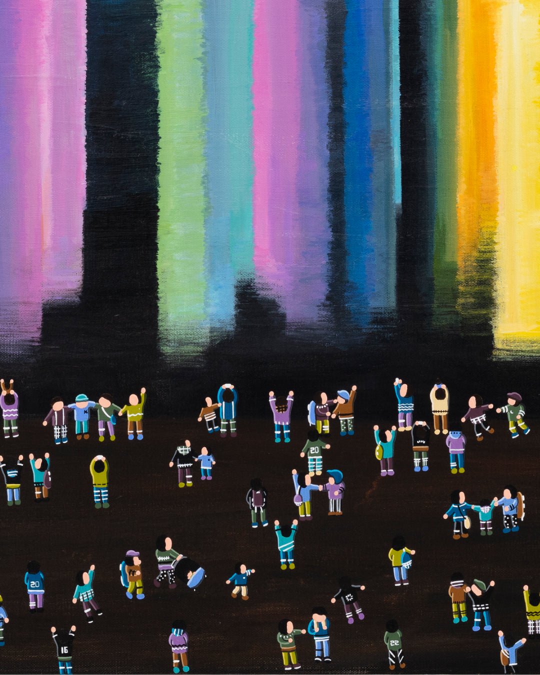 korean art, Nightscape - DOKHBI ARTWORKS Lee Kyoung Hyun Painting