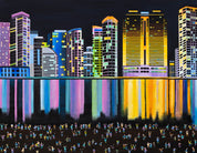 korean art, Nightscape - DOKHBI ARTWORKS Lee Kyoung Hyun Painting