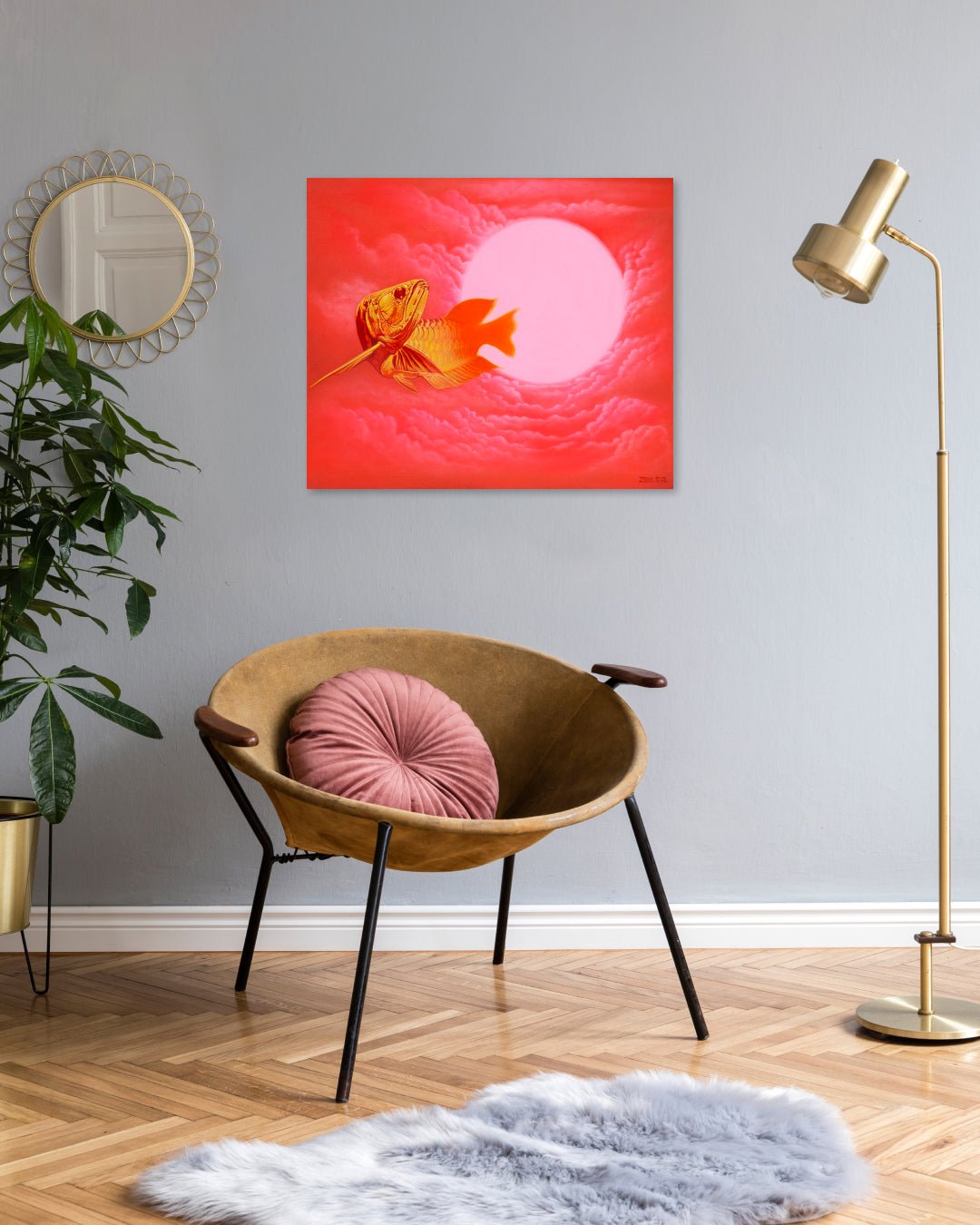 korean art, One’s wish - DOKHBI ARTWORKS Lee Doo Ri Painting