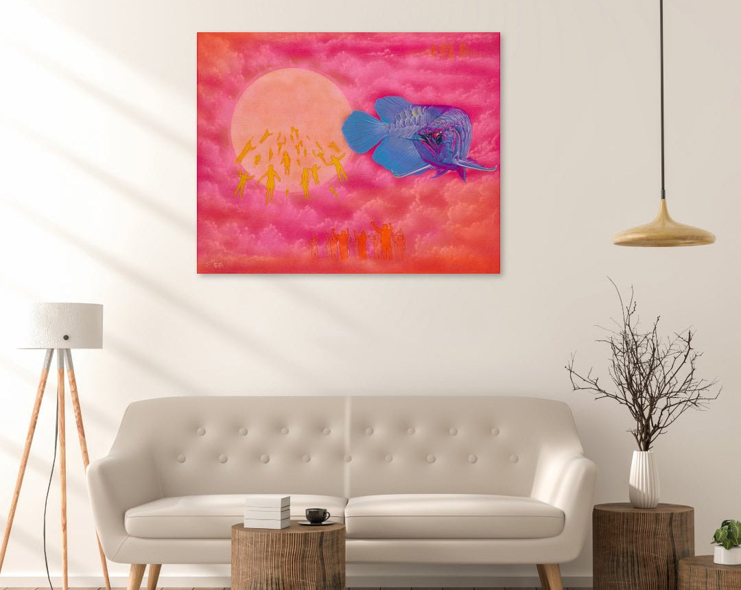 korean art, One’s wish - DOKHBI ARTWORKS Lee Doo Ri Painting