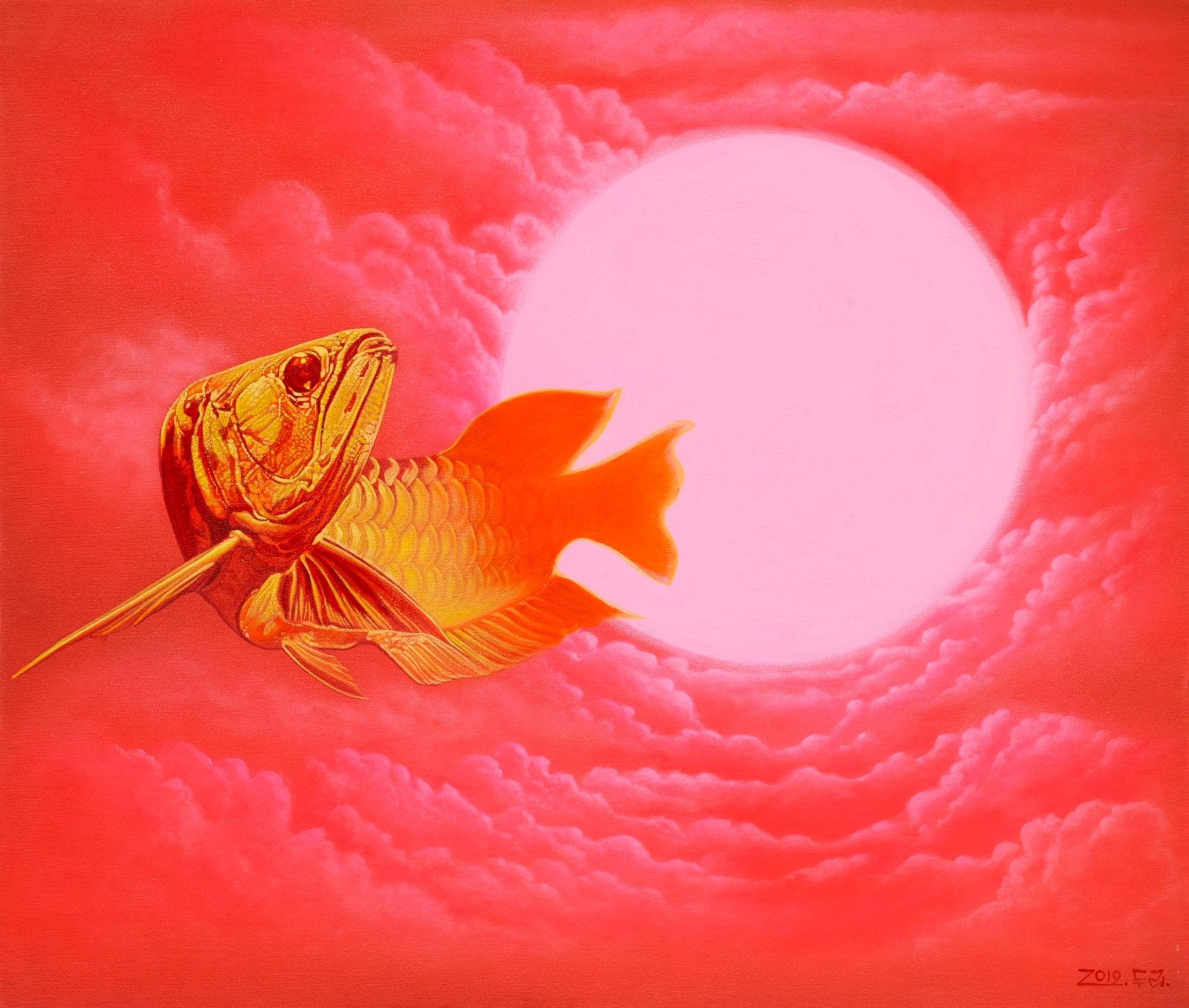 korean art, One’s wish - DOKHBI ARTWORKS Lee Doo Ri Painting