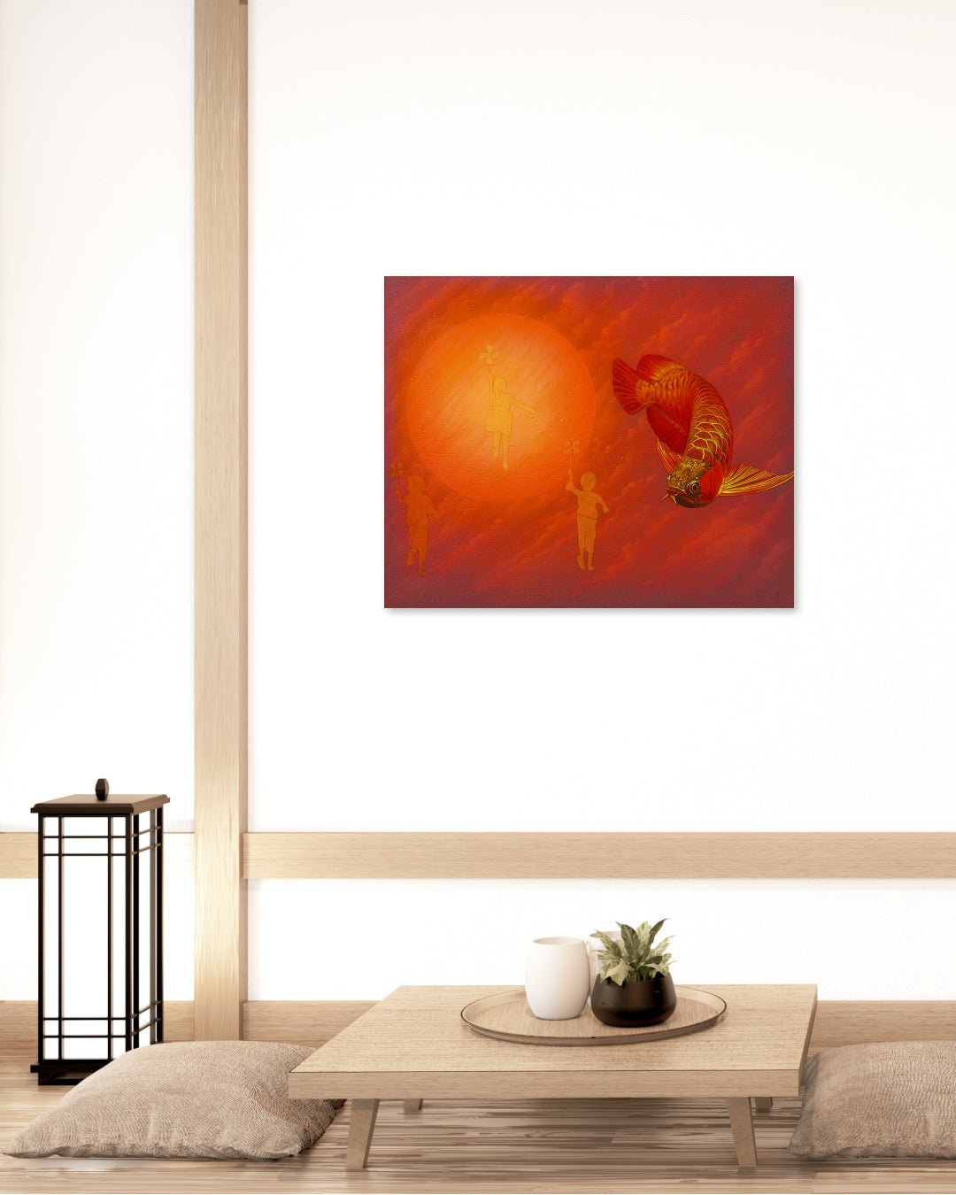 korean art, One’s wish - DOKHBI ARTWORKS Lee Doo Ri Painting