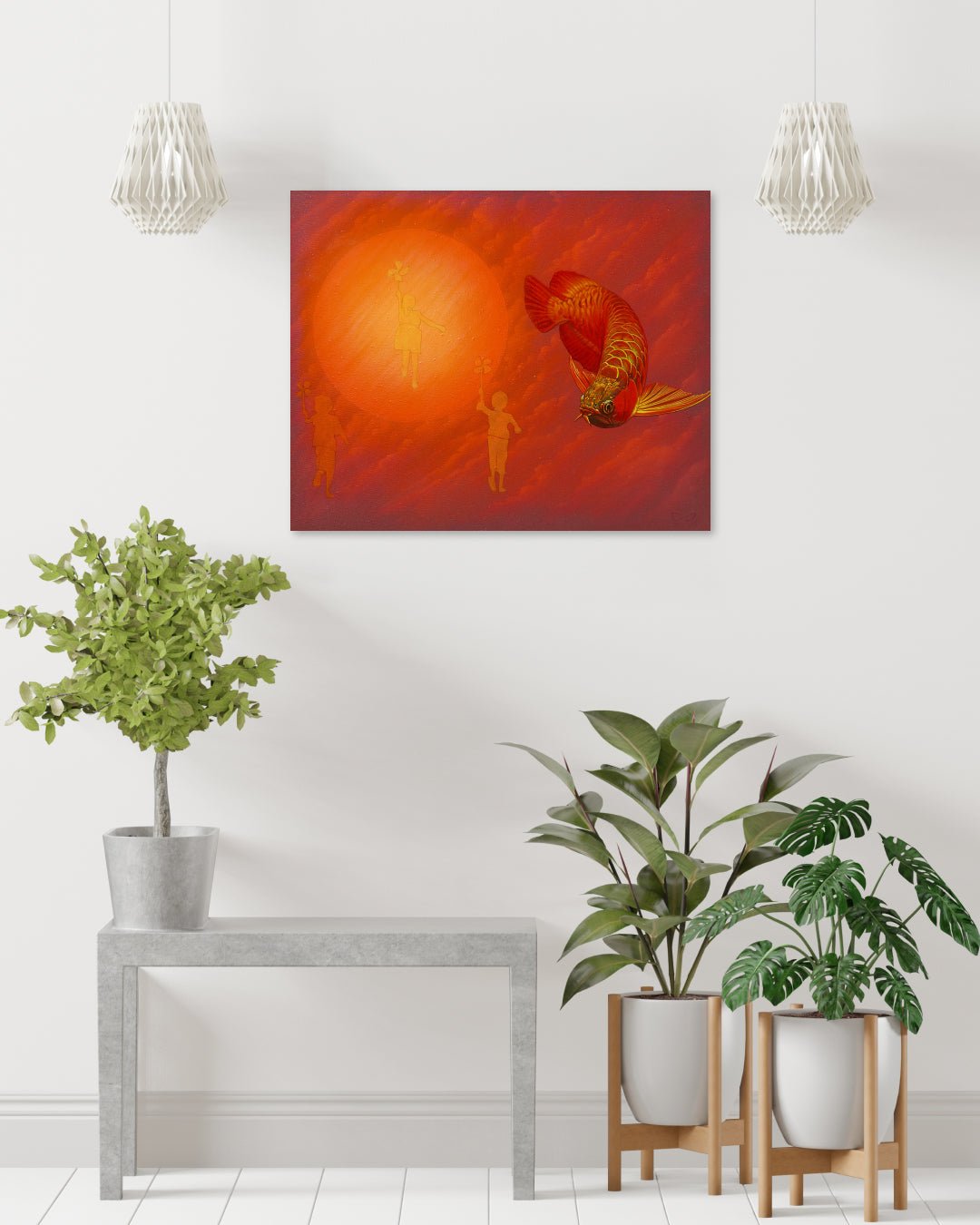 korean art, One’s wish - DOKHBI ARTWORKS Lee Doo Ri Painting