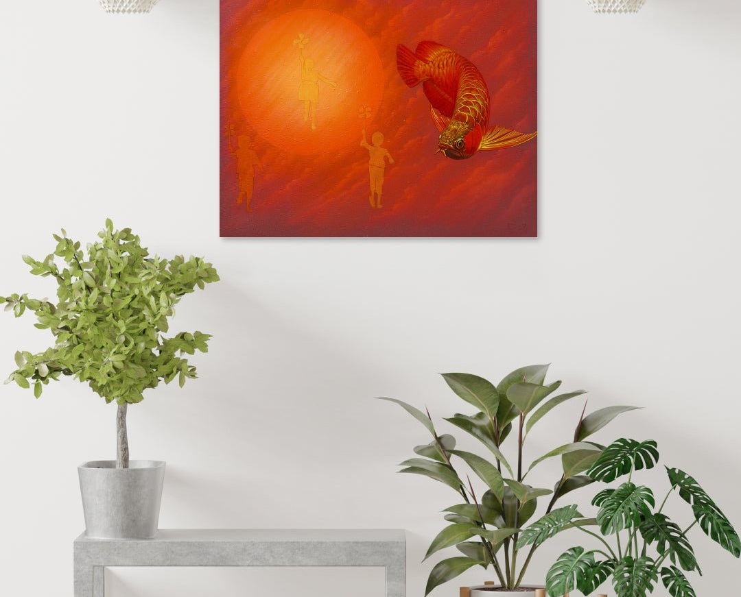 korean art, One’s wish - DOKHBI ARTWORKS Lee Doo Ri Painting