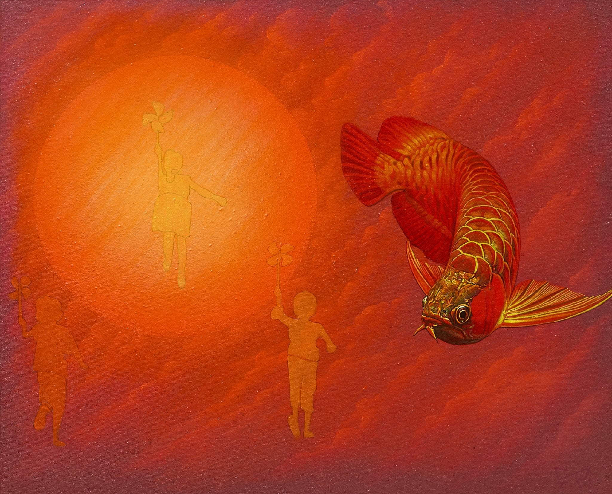 korean art, One’s wish - DOKHBI ARTWORKS Lee Doo Ri Painting