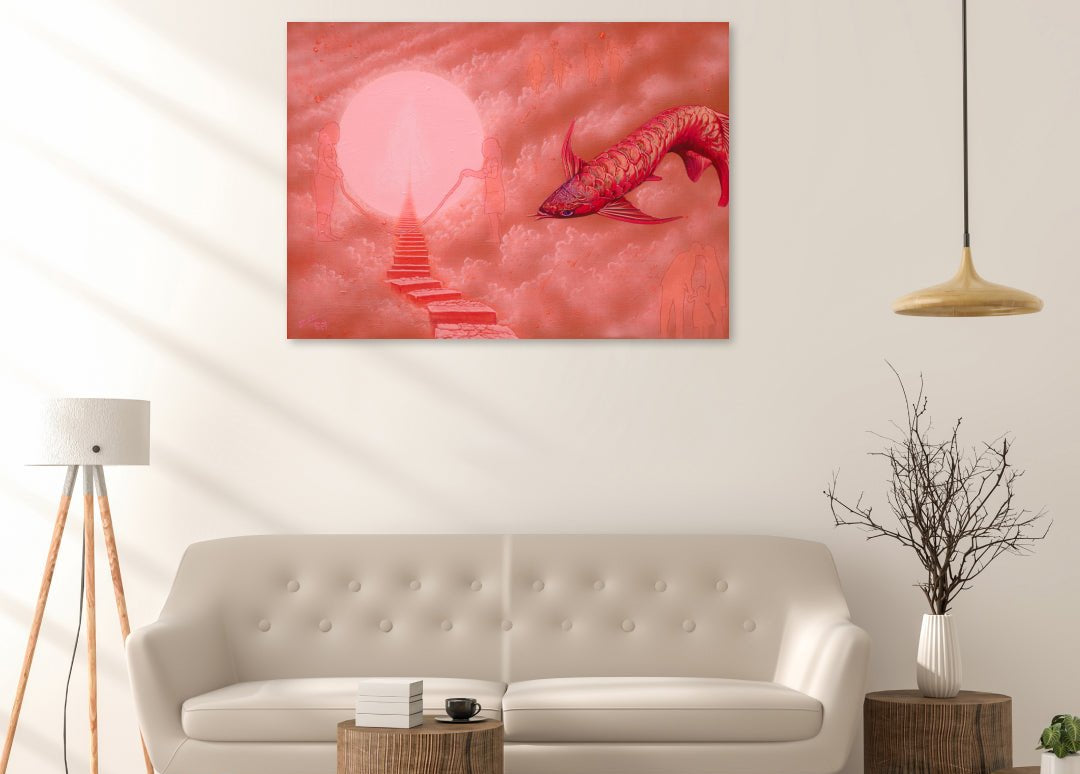 korean art, One’s wish - DOKHBI ARTWORKS Lee Doo Ri Painting