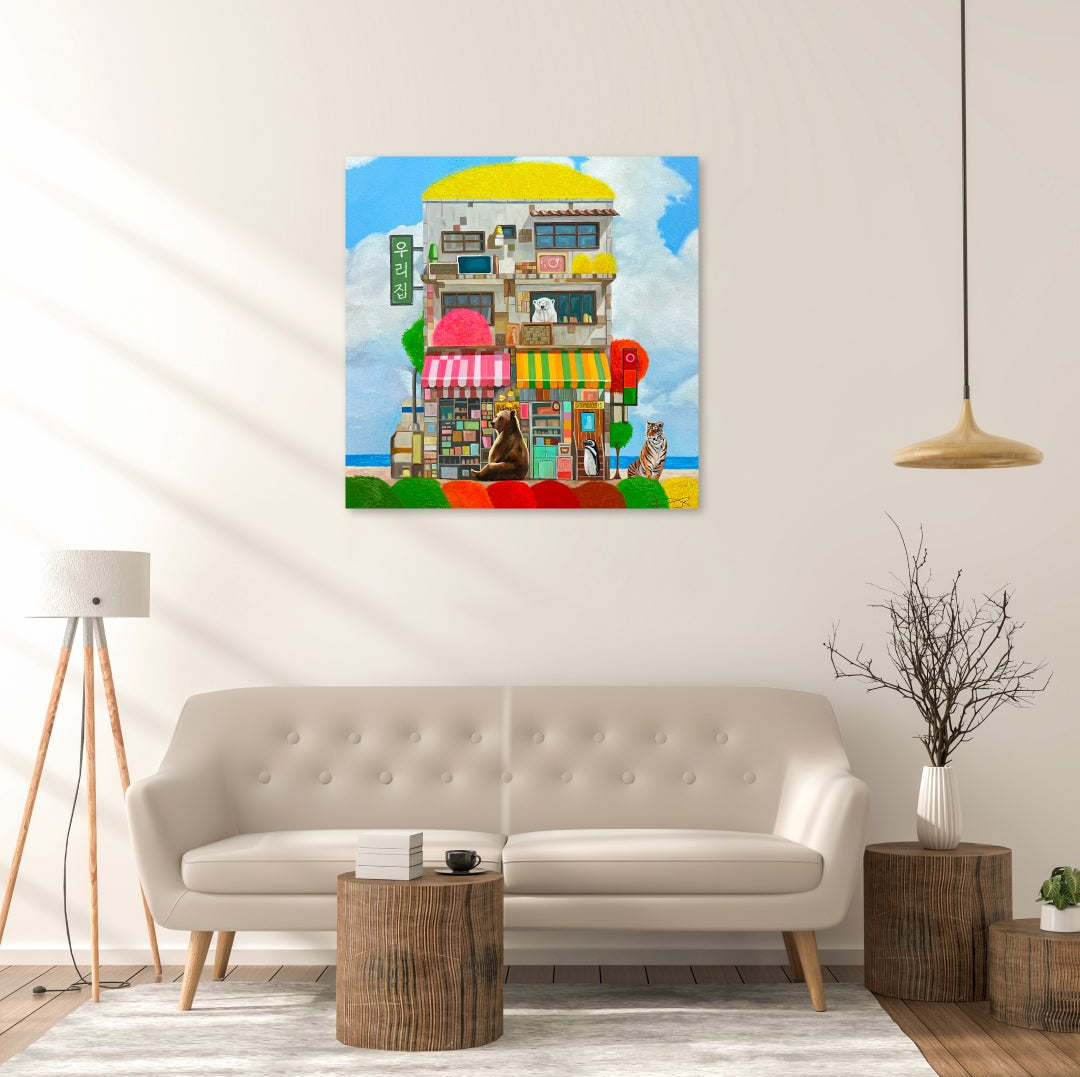 korean art, Our Home - DOKHBI ARTWORKS Nam ji hyung Painting