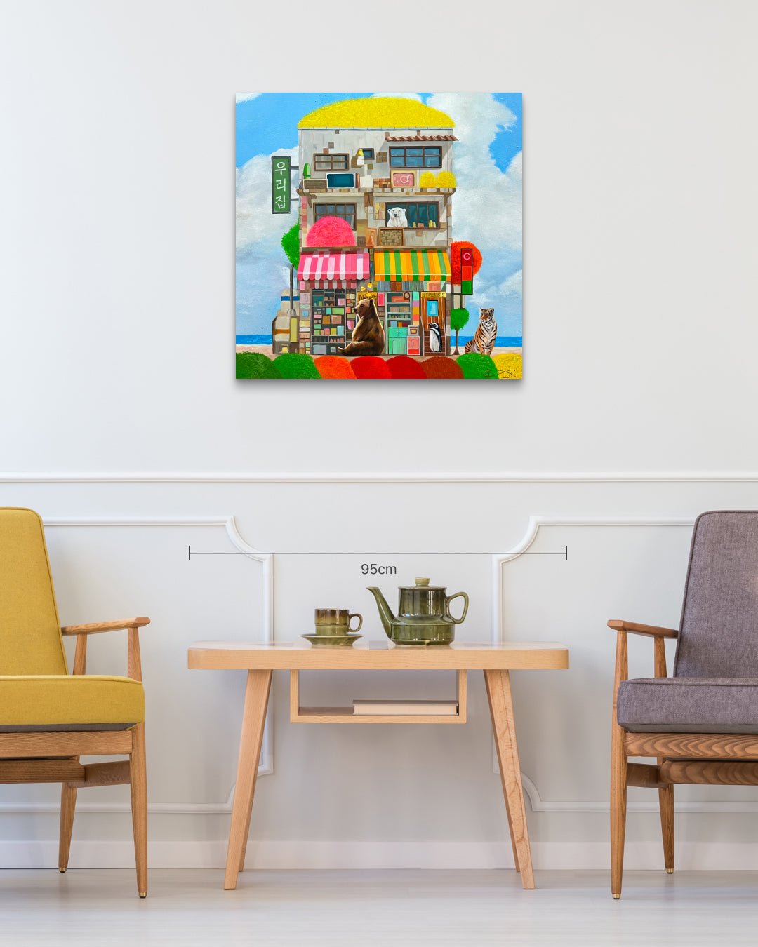 korean art, Our Home - DOKHBI ARTWORKS Nam ji hyung Painting ARTWORKS DOKHBI