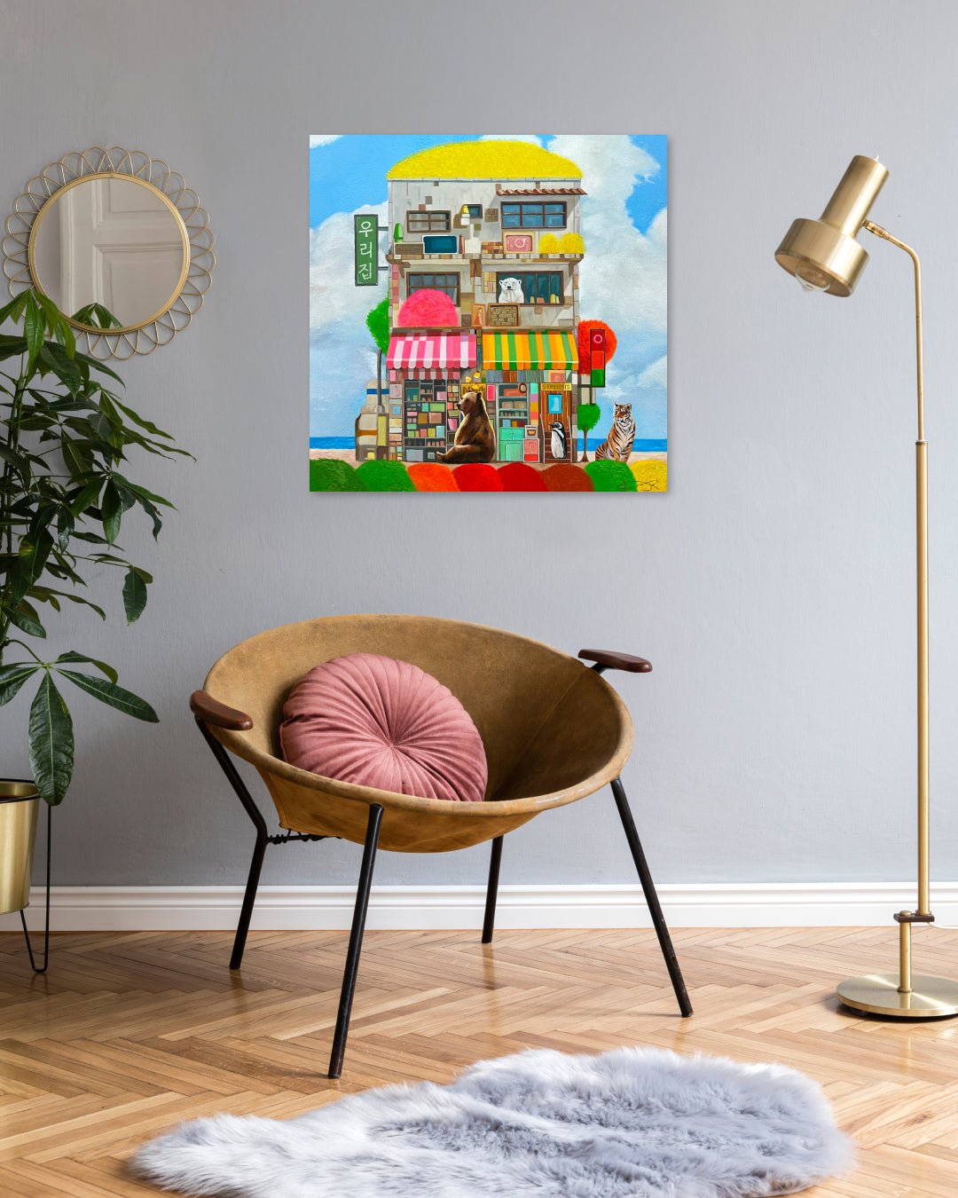 korean art, Our Home - DOKHBI ARTWORKS Nam ji hyung Painting