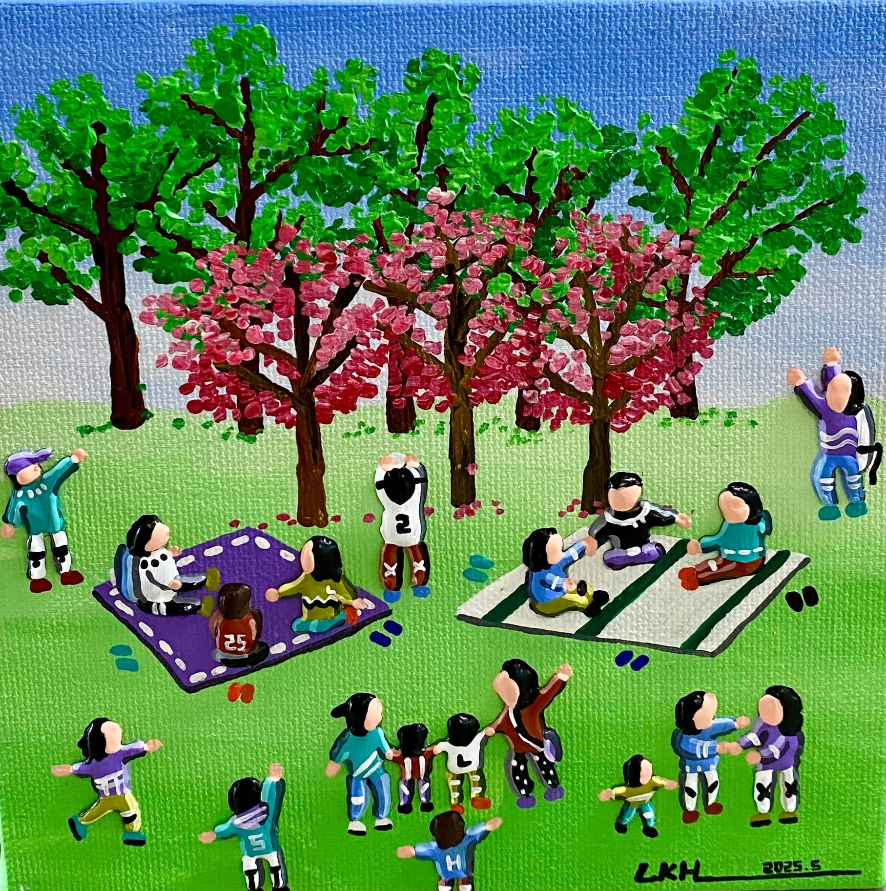 korean art, Picnic - DOKHBI $1000 ARTWORKS Lee Kyoung Hyun