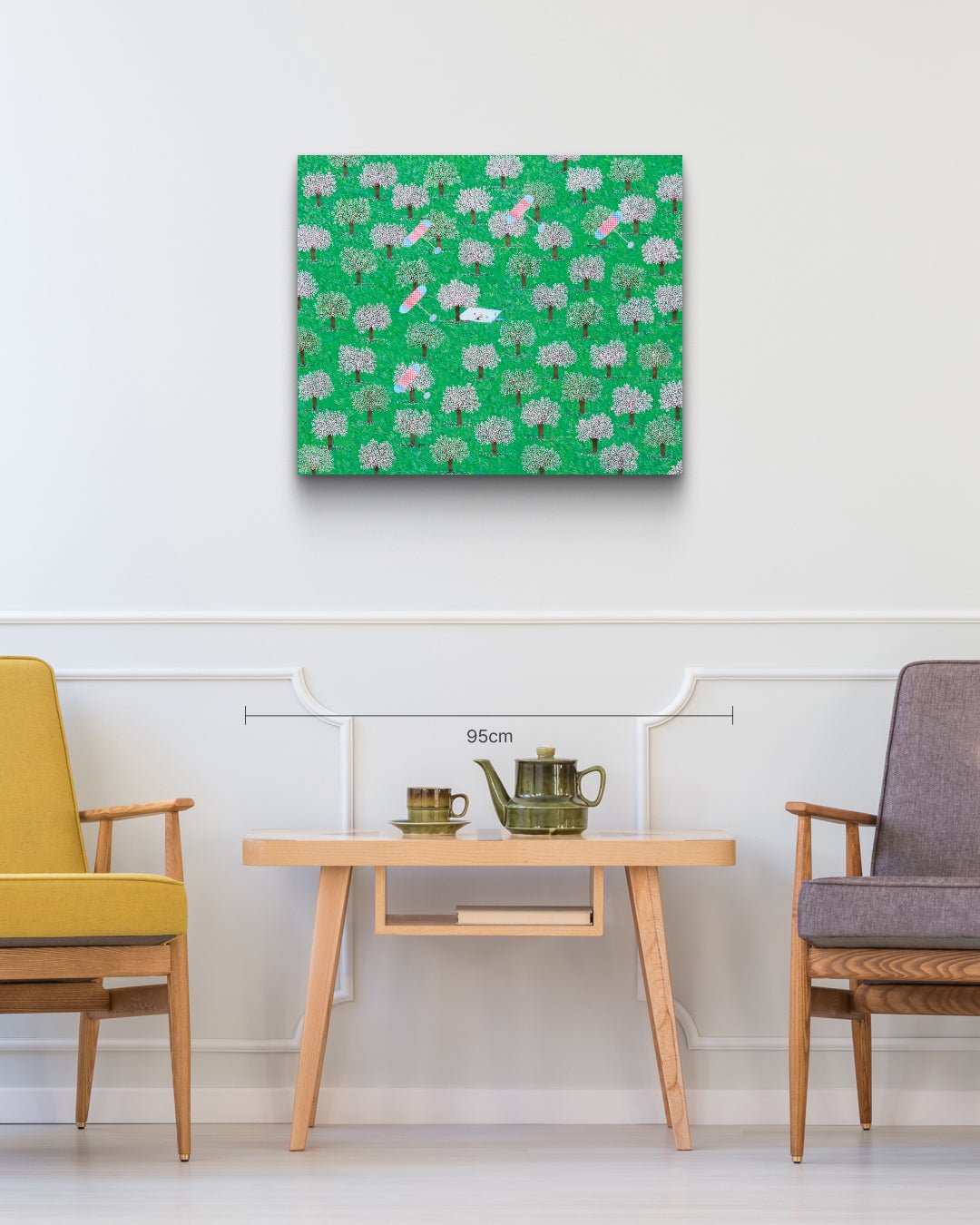 korean art, Picnic - DOKHBI ARTWORKS Painting Shim Bong Min