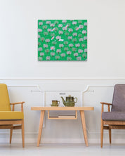 korean art, Picnic - DOKHBI ARTWORKS Painting Shim Bong Min ARTSy dokkaebi dokebi