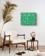 korean art, Picnic - DOKHBI ARTWORKS Painting Shim Bong Min