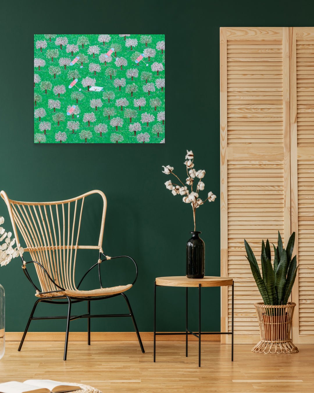 korean art, Picnic - DOKHBI ARTWORKS Painting Shim Bong Min ARTWORKS dokkaebi dokebi k - art Korean contemporary painting Picnic by Shim Bong Min, interior wall art decor DOKHBI
