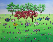 korean art, Picnic - DOKHBI ARTWORKS Lee Kyoung Hyun Painting