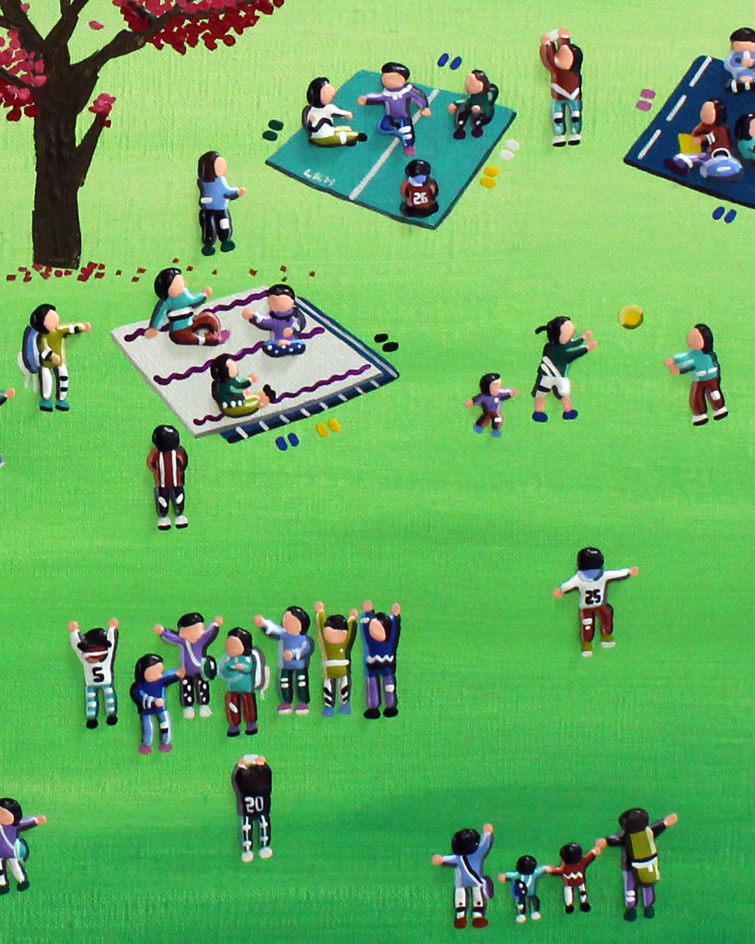 korean art, Picnic - DOKHBI ARTWORKS Lee Kyoung Hyun Painting