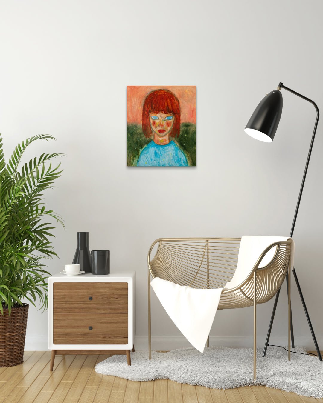 korean art, Pink Night - DOKHBI $1000 ARTWORKS Jineui Heo ARTWORKS dokkaebi dokebi k - art Pink Night DOKHBI