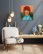 korean art, Pink Night - DOKHBI $1000 ARTWORKS Jineui Heo ARTWORKS dokkaebi dokebi k - art Pink Night DOKHBI