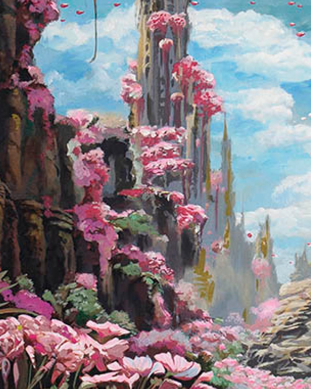 korean art, Pinky dream of giraffes - DOKHBI ARTWORKS Painting Yun Song - A ARTWORKS dokkaebi dokebi k - art Pinky dream of giraffes surface detail - Acrylic on Canvas by Yun Song - A, Korean fine art 2024 DOKHBI