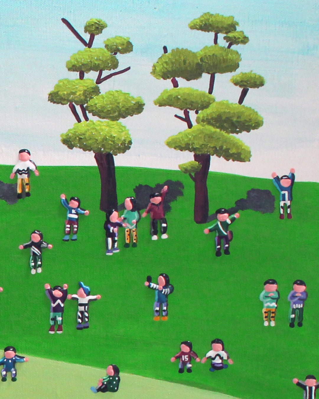 korean art, Play golf - DOKHBI ARTWORKS Lee Kyoung Hyun Painting