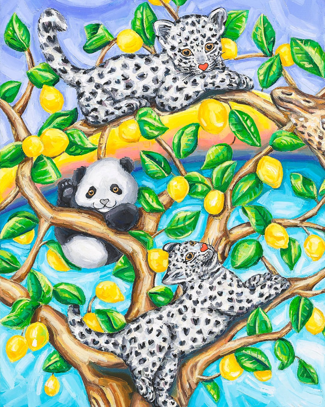 korean art, Playground of Paradise - DOKHBI Aira Choi ARTWORKS Painting