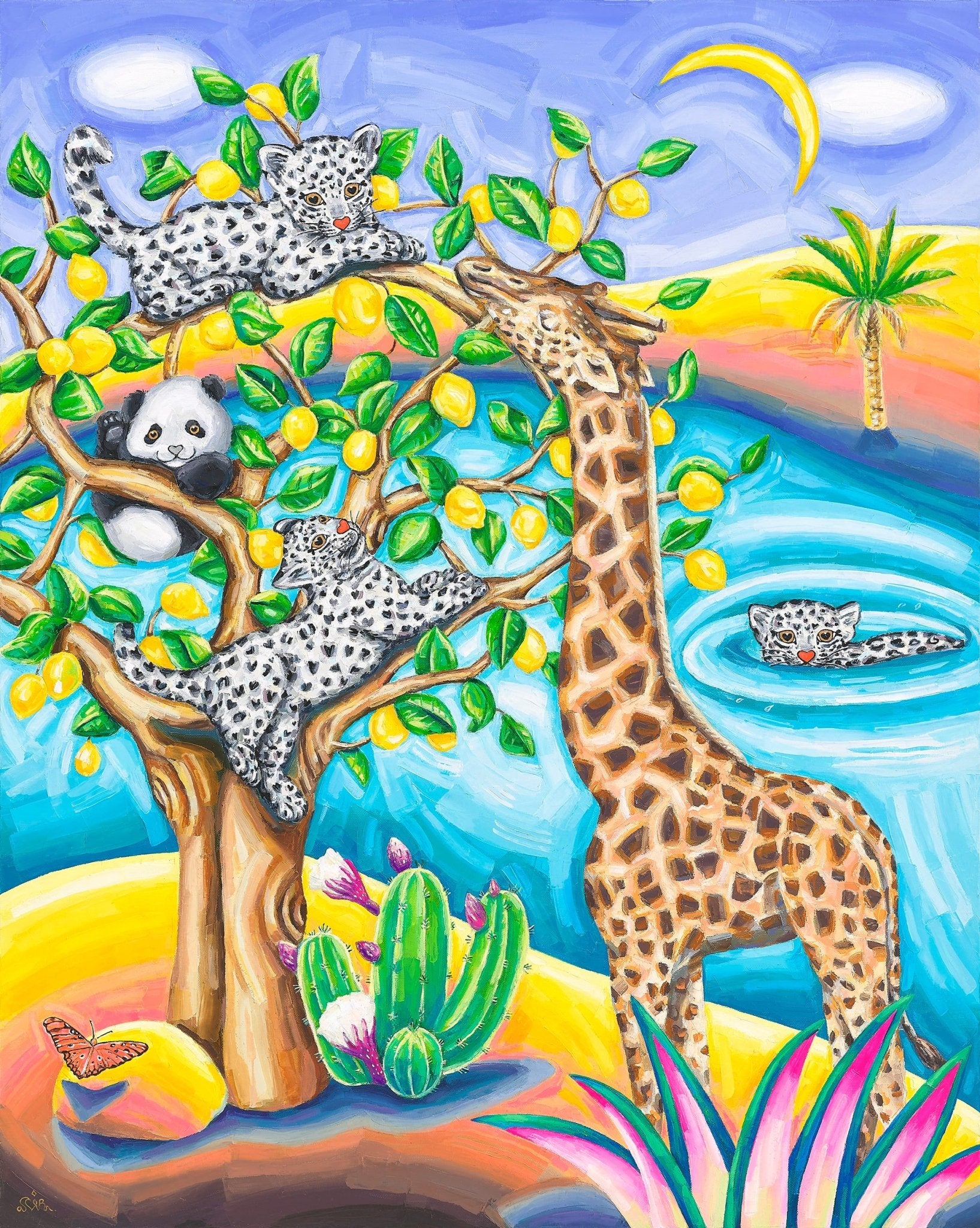 korean art, Playground of Paradise - DOKHBI Aira Choi ARTWORKS Painting