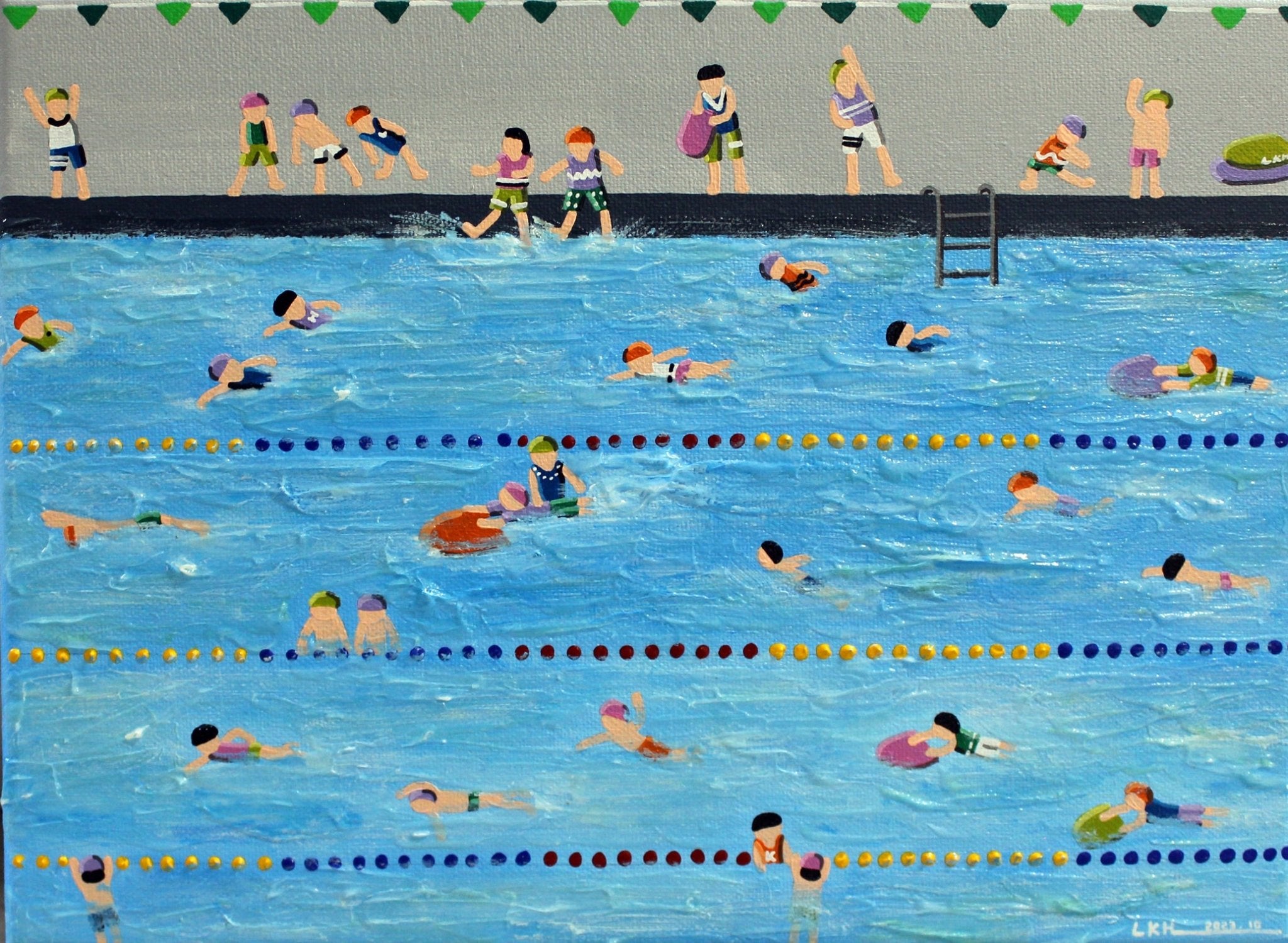 korean art, Pool - DOKHBI $1000 ARTWORKS Lee Kyoung Hyun