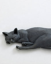 PoppyCat-2019-B_28 surface detail - handbuilt stoneware on Korean paper by KIM YEO OK, Korean fine art 2019