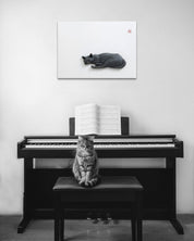 Korean contemporary ceramic art PoppyCat-2019-B_28 by KIM YEO OK, interior wall art decor