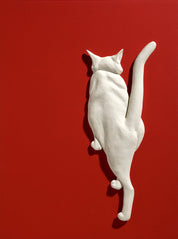 PoppyCat 2023 W-04 - Handbuilt Ceramic on Panel 61x45.5cm by KIM YEO OK, Korean Contemporary Ceramic Art 2024