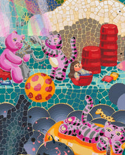 korean art, present44 (In the Falls' Embrace 2) - DOKHBI ARTWORKS Leeseo Noh Mixed Media