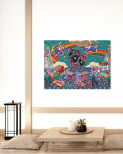 korean art, present44 (In the Falls' Embrace 2) - DOKHBI ARTWORKS Leeseo Noh Mixed Media