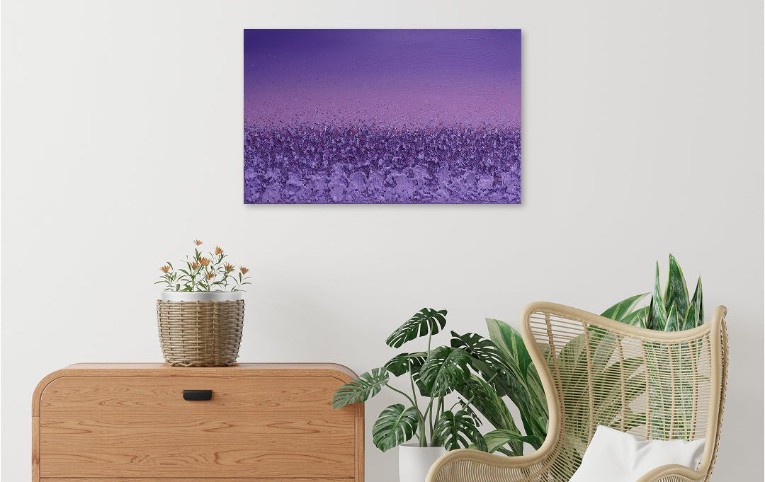 korean art, Purple Forest No.8 - DOKHBI $1000 ARTWORKS Matezz