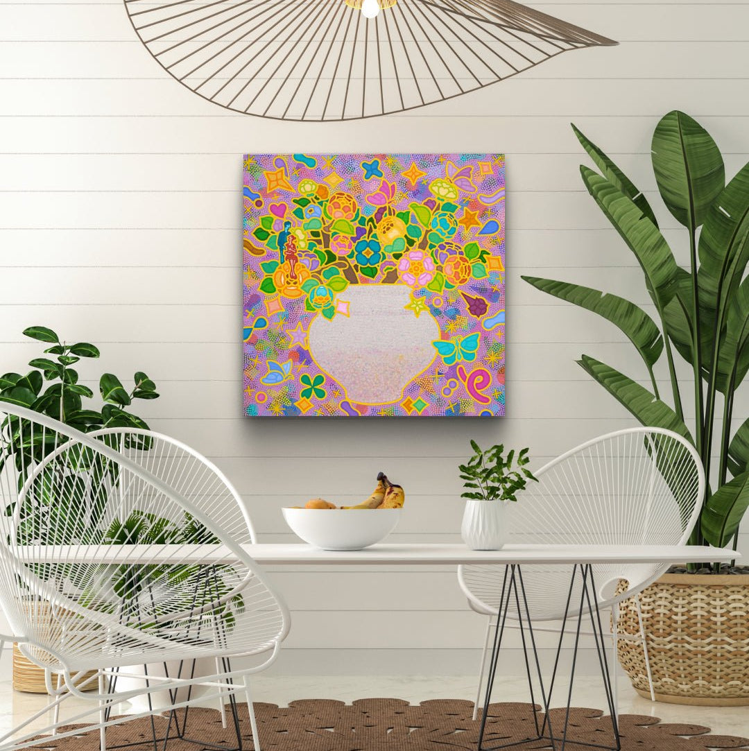 korean art, Rainbow Blossom 20 - 14 - DOKHBI ARTWORKS Kim young - jin Painting