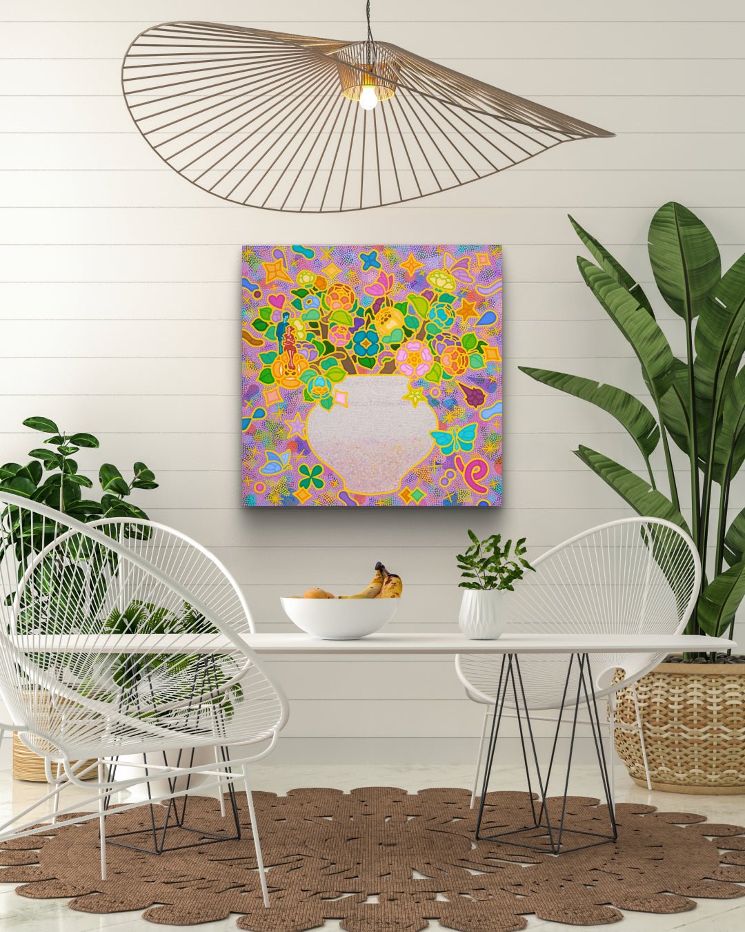 korean art, Rainbow Blossom 20 - 14 - DOKHBI ARTWORKS Kim young - jin Painting