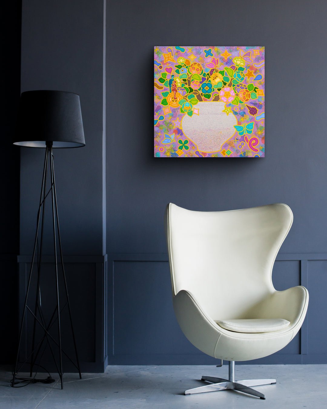 korean art, Rainbow Blossom 20 - 14 - DOKHBI ARTWORKS Kim young - jin Painting