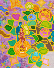 korean art, Rainbow Blossom 20 - 14 - DOKHBI ARTWORKS Kim young - jin Painting