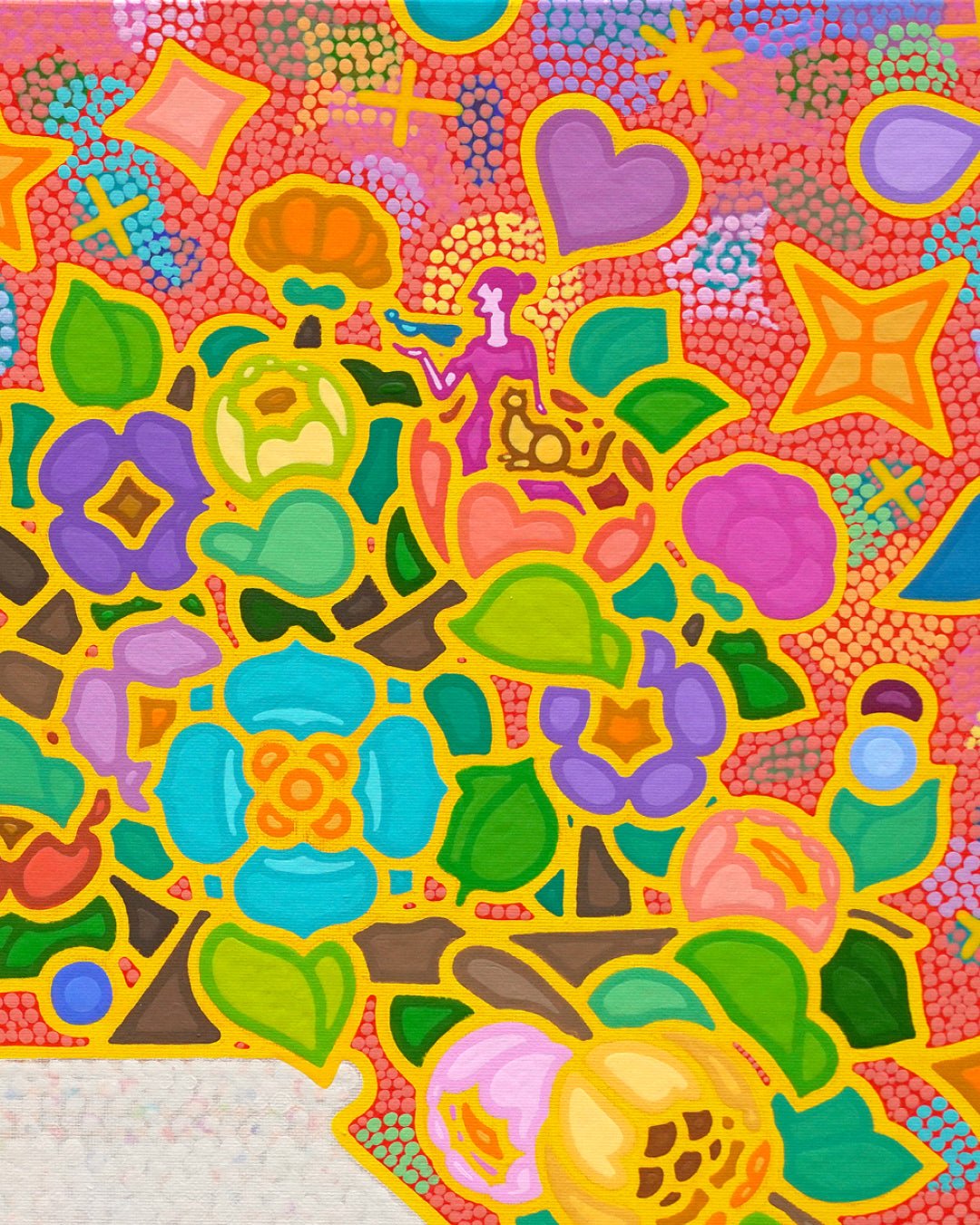 korean art, Rainbow Blossom 20 - 18 - DOKHBI ARTWORKS Kim young - jin Painting