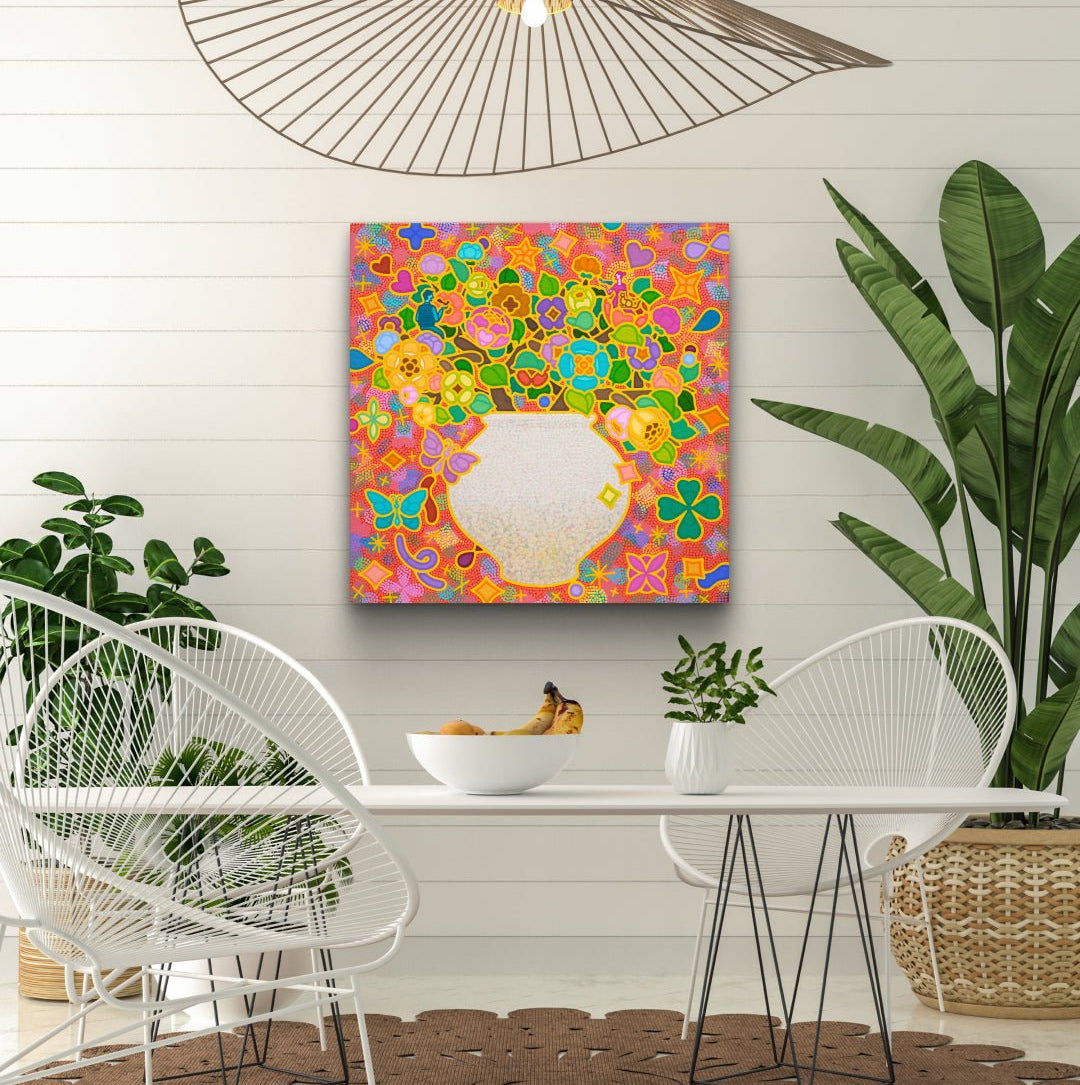 korean art, Rainbow Blossom 20 - 18 - DOKHBI ARTWORKS Kim young - jin Painting