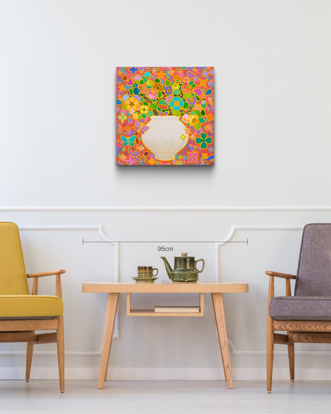 korean art, Rainbow Blossom 20 - 18 - DOKHBI ARTWORKS Kim young - jin Painting