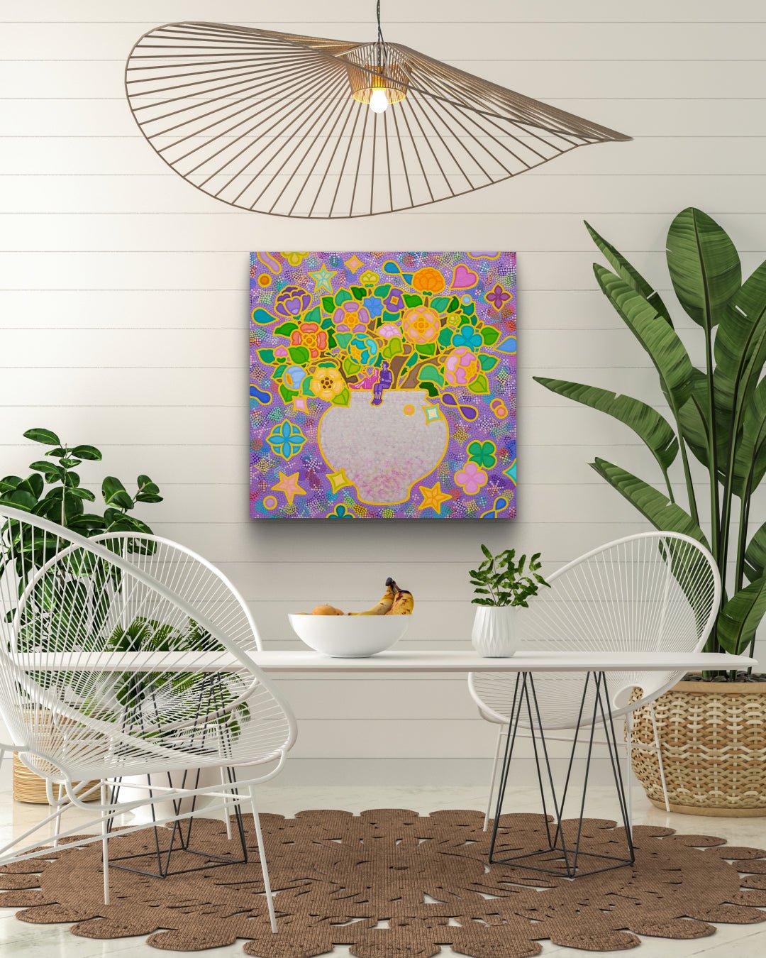 korean art, Rainbow Blossom 20-32 - DOKHBI ARTWORKS Kim young-jin Painting
