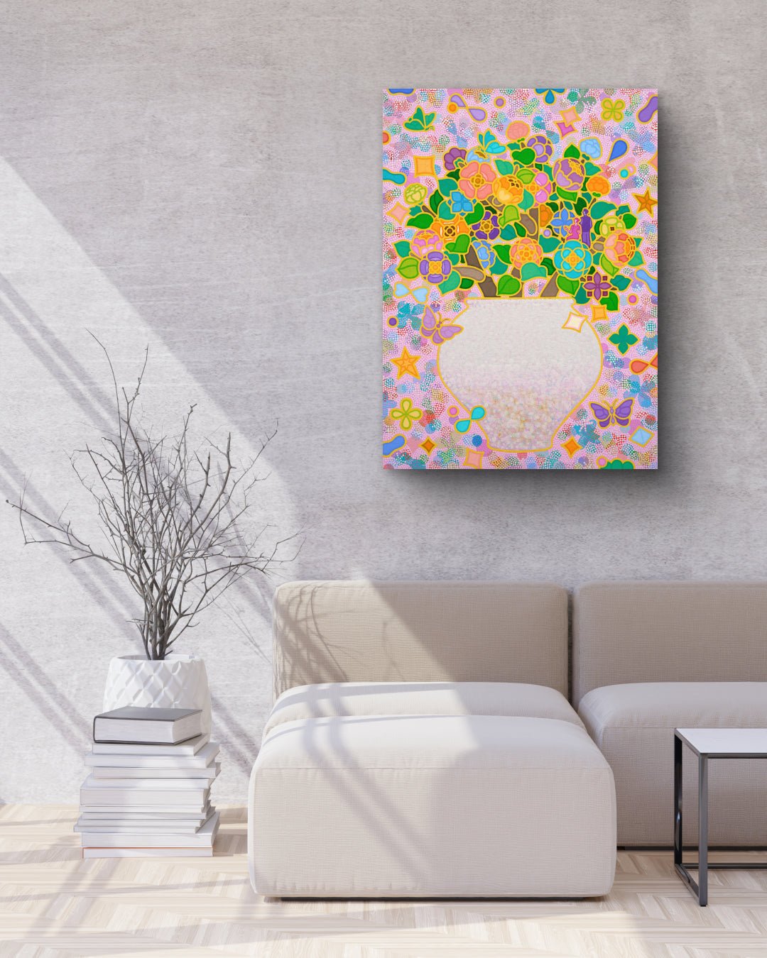 korean art, Rainbow Blossom 40 - 7 - DOKHBI ARTWORKS Kim young - jin Painting