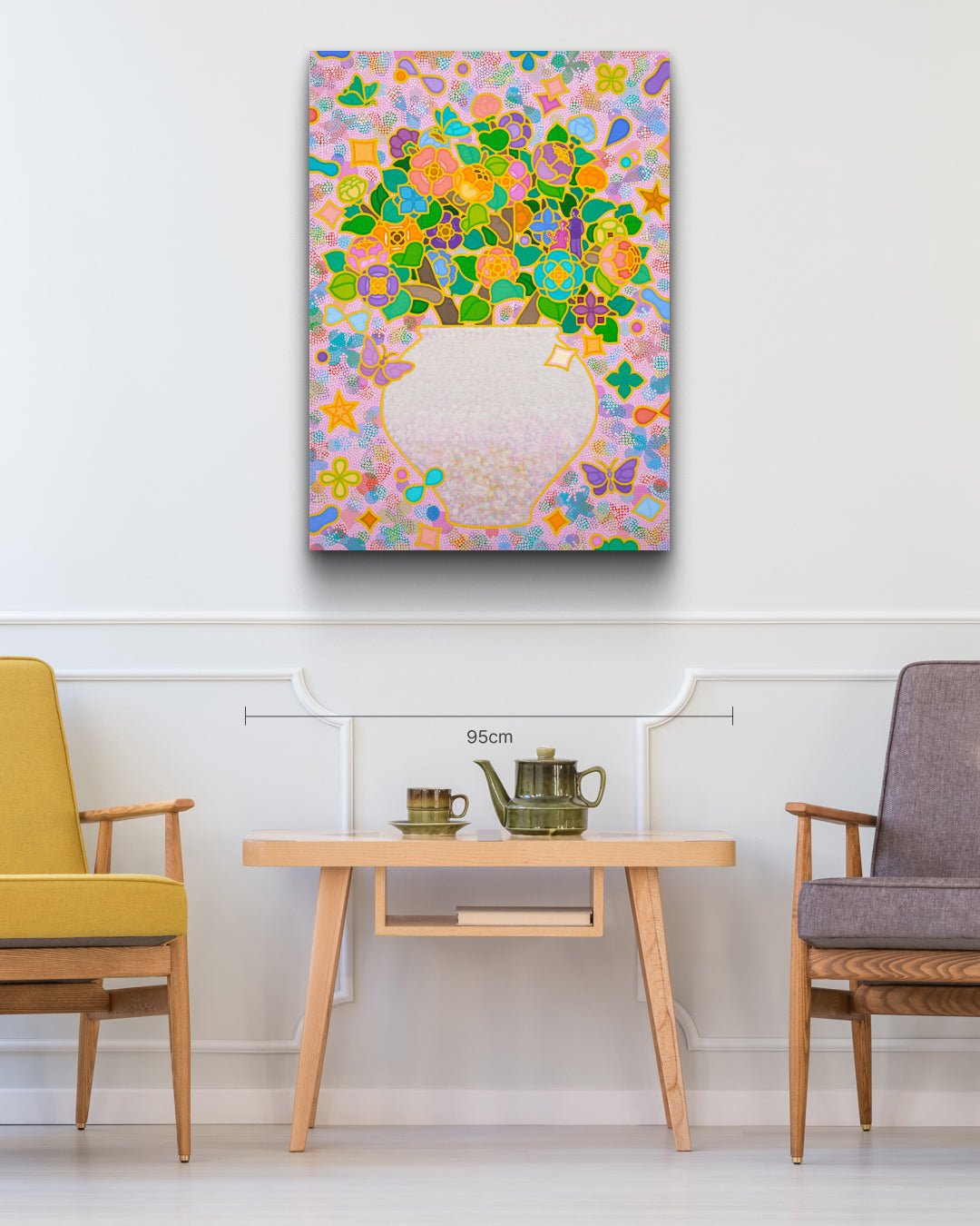 korean art, Rainbow Blossom 40 - 7 - DOKHBI ARTWORKS Kim young - jin Painting