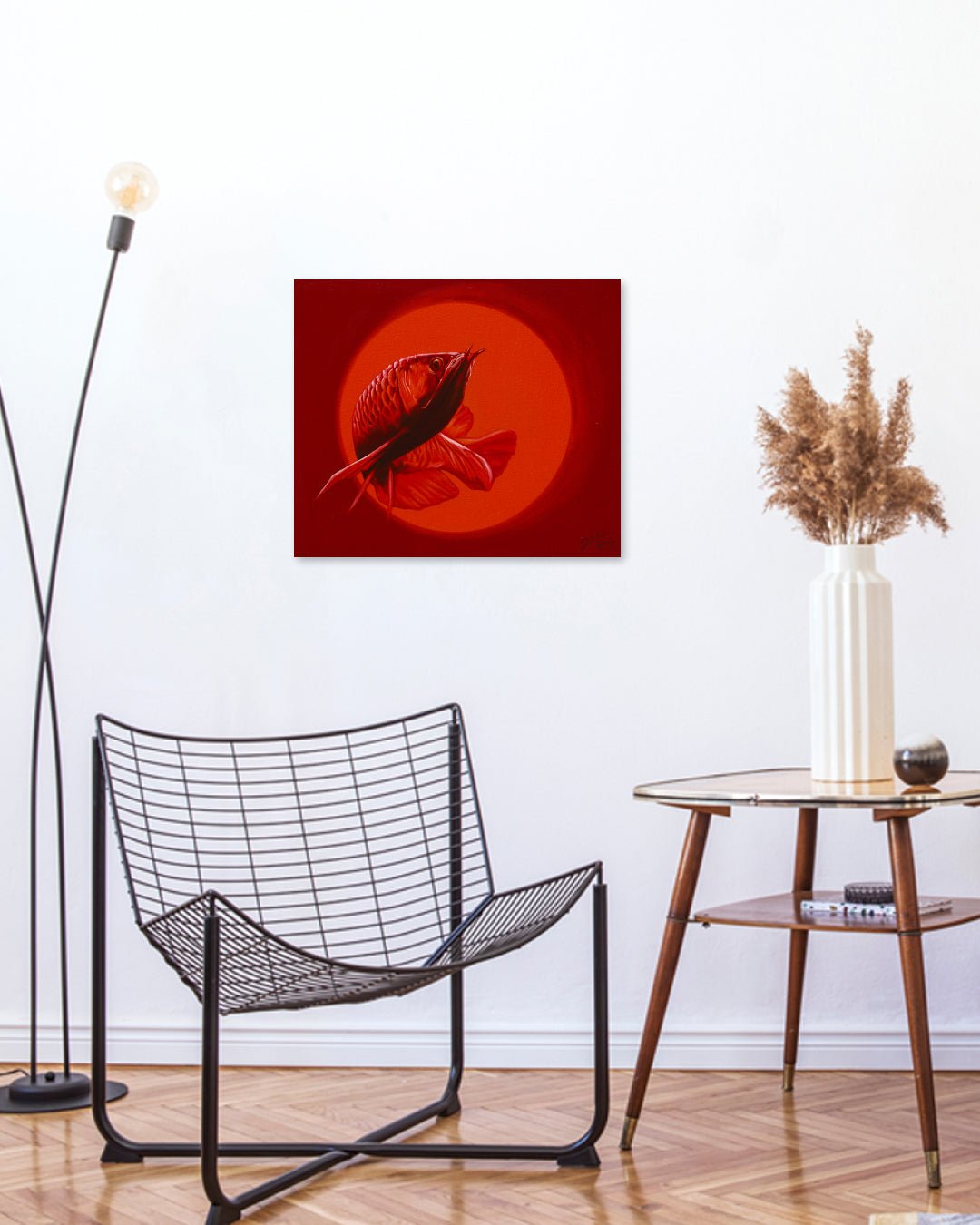 korean art, Red Dragon - DOKHBI ARTWORKS Lee Doo Ri Painting