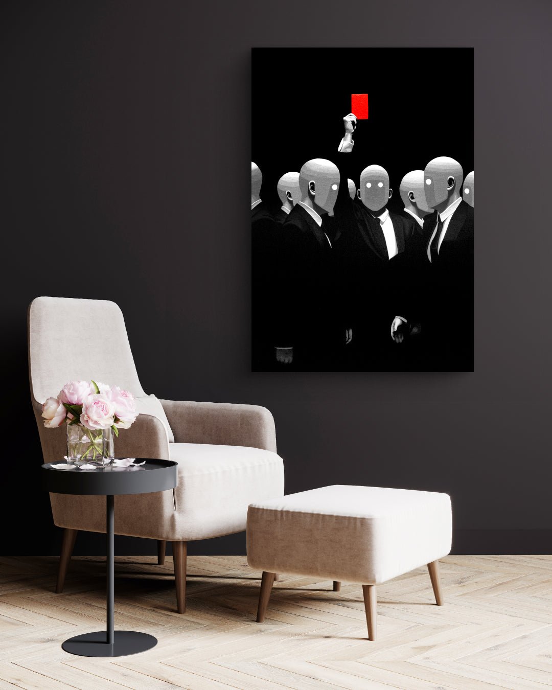 korean art, Redcard - DOKHBI ARTWORKS Jungwan Chae Painting