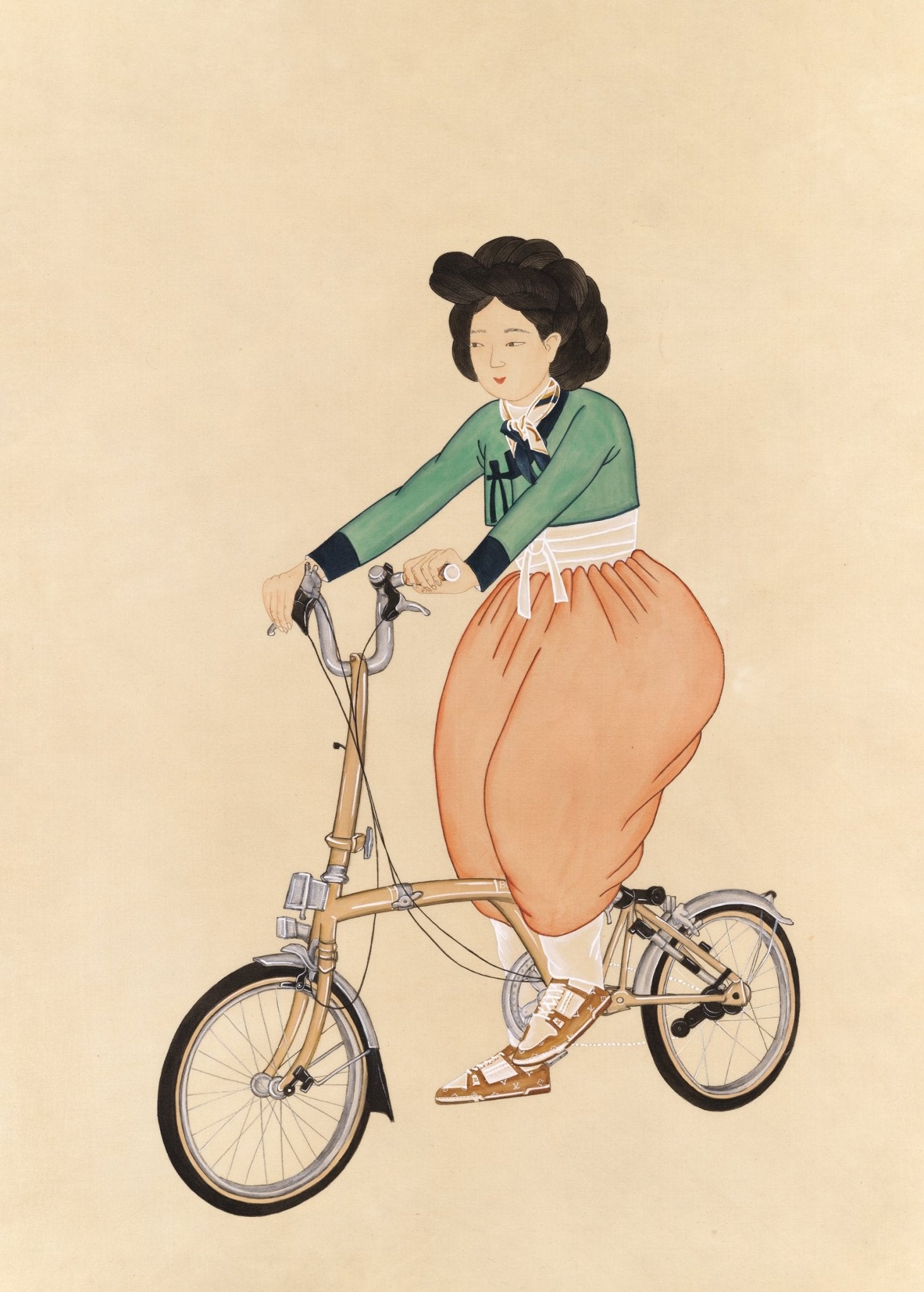 korean art, Reflecting on Life 2 - DOKHBI ARTWORKS Ham Bo Kyung Mixed Media